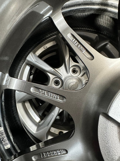 New 17X8 ET40 AOW Flow Formed CE28SLRim (4 wheel) Gloss Gunmetal 4X100