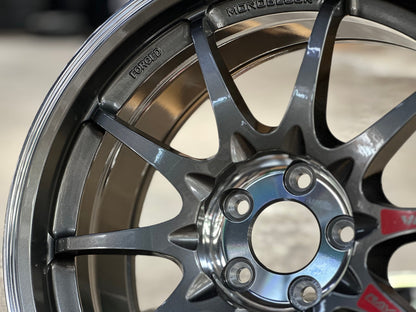 New 17X8 ET35 AOW Flow Formed CE28SLRim (4 wheel) Gloss Gunmetal 5X100