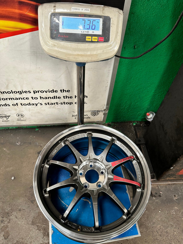 New 17X8 ET35 AOW Flow Formed CE28SLRim (4 wheel) Gloss Gunmetal 5X100