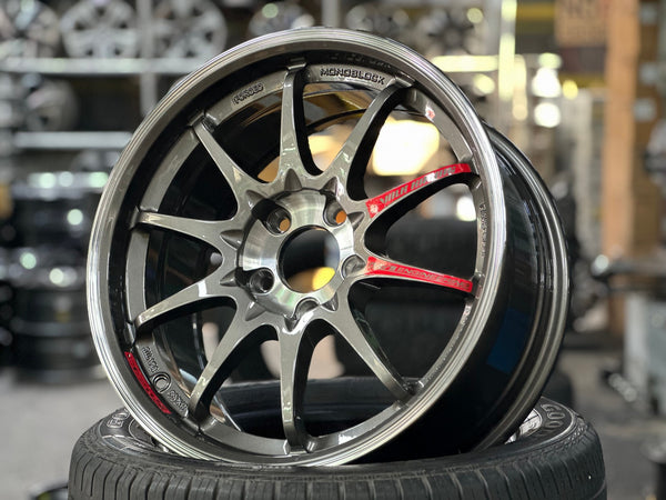 New 17X8 ET35 AOW Flow Formed CE28SLRim (4 wheel) Gloss Gunmetal 5X114.3