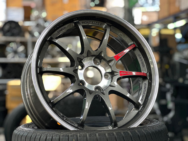 New 17X8 ET35 AOW Flow Formed CE28SLRim (4 wheel) Gloss Gunmetal 5X114.3