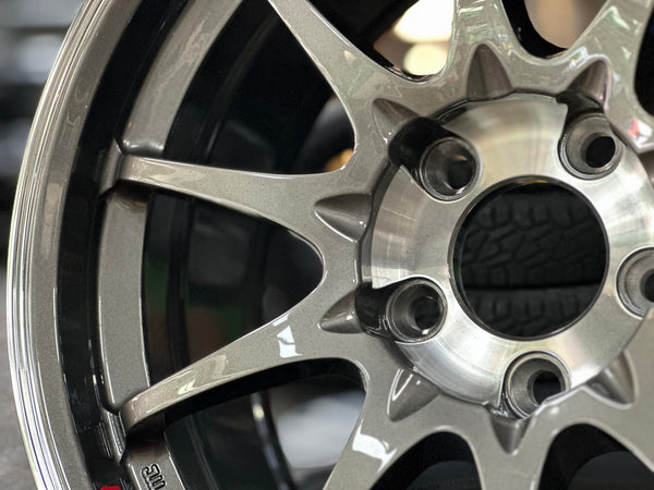 New 17X8 ET35 AOW Flow Formed CE28SLRim (4 wheel) Gloss Gunmetal 5X114.3