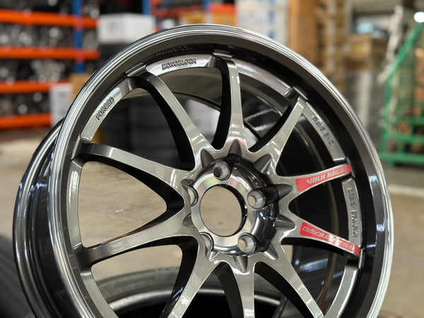 New 18X8.5 ET43 AOW Flow Formed CE28SLRim (4 wheel) Gloss Gunmetal 5X114.3