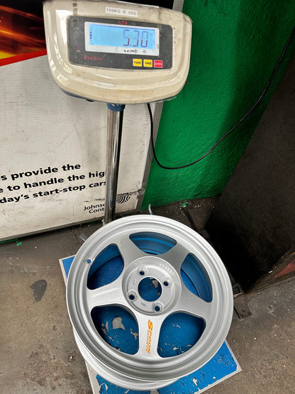 New 15X7 ET41 AOW Flow Formed Evo Rim (4 wheel) Gloss Silver 4X100