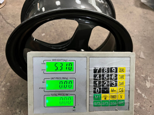 New 15X7 ET41 AOW Flow Formed Spoon Rim (4 wheel) Gloss Gunmetal 4X100