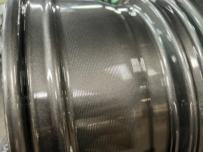 New 15X7 ET41 AOW Flow Formed Spoon Rim (4 wheel) Gloss Gunmetal 4X100