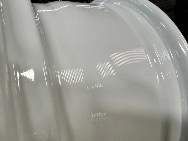 New 15X7 ET41 AOW Flow Formed Evo Rim (4 wheel) Gloss White 4X100