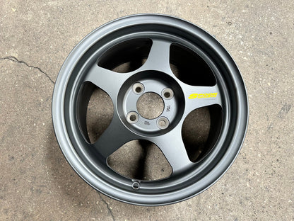 New 15X7 ET41 AOW Flow Formed Spoon Rim (4 wheel) Matt Black 4X100