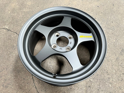 New 15X7 ET41 AOW Flow Formed Spoon Rim (4 wheel) Matt Black 4X100