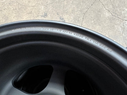 New 15X7 ET41 AOW Flow Formed Spoon Rim (4 wheel) Matt Black 4X100