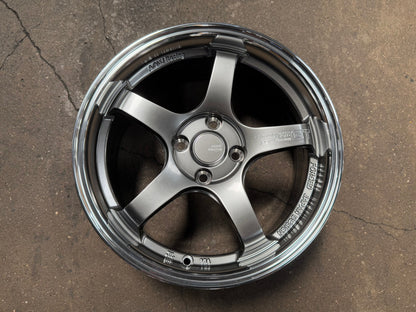 New 16X7 ET40 AOW Flow Formed GT Rim (4 wheel) Gloss Gunmetal 4X100