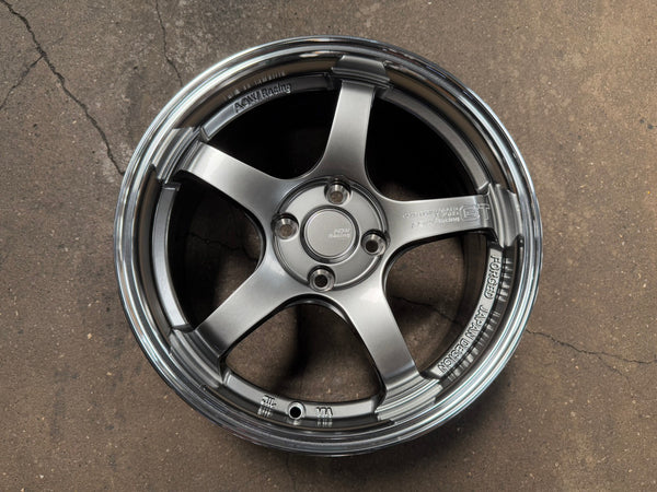 New 16X7 ET40 AOW Flow Formed GT Rim (4 wheel) Gloss Gunmetal 4X100