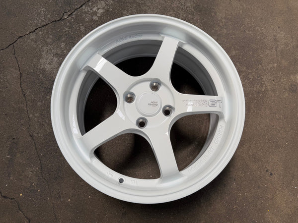 New 16X7 ET40 AOW Flow Formed GT Rim (4 wheel) Gloss White 4X100