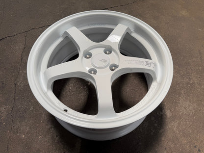 New 16X7 ET40 AOW Flow Formed GT Rim (4 wheel) Gloss White 4X100