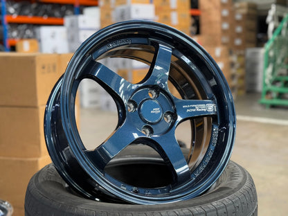 New 16X7 ET40 AOW Flow Formed GT Rim (4 wheel) Gloss Blue 4X100