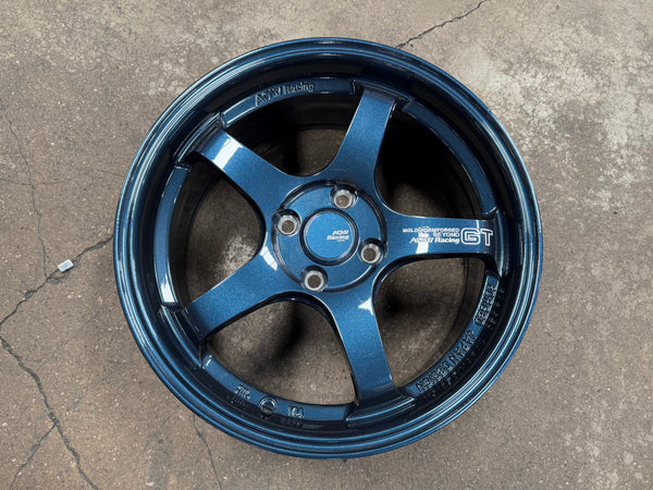 New 16X7 ET40 AOW Flow Formed GT Rim (4 wheel) Gloss Blue 4X100