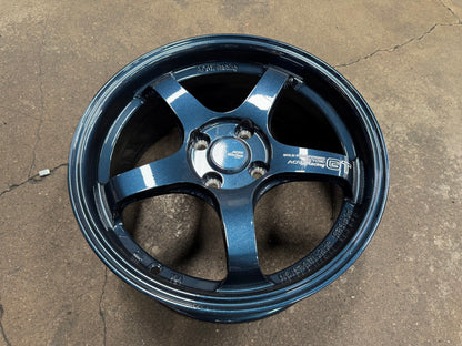 New 16X7 ET40 AOW Flow Formed GT Rim (4 wheel) Gloss Blue 4X100