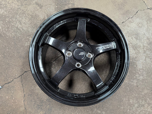 New 16X7 ET40 AOW Flow Formed GT Rim (4 wheel) Gloss Black 4X100