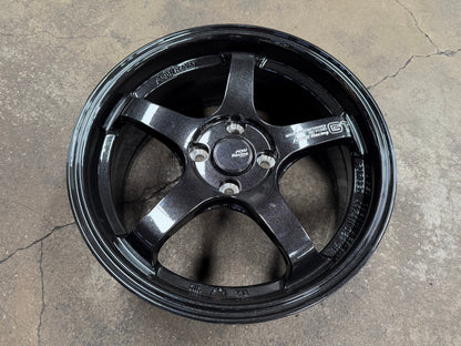 New 16X7 ET40 AOW Flow Formed GT Rim (4 wheel) Gloss Black 4X100