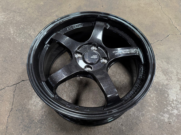 New 16X7 ET40 AOW Flow Formed GT Rim (4 wheel) Gloss Black 4X100