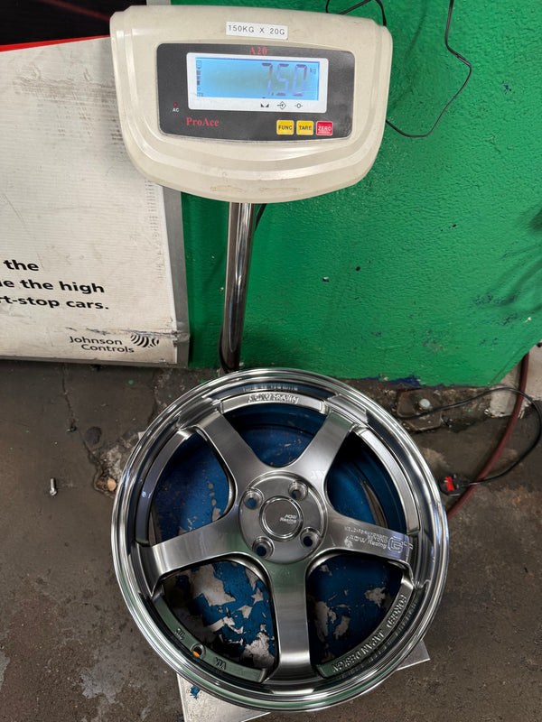 New 17X7.5 ET40 AOW Flow Formed GT Rim (4 wheel) Gloss Gunmetal 4X100