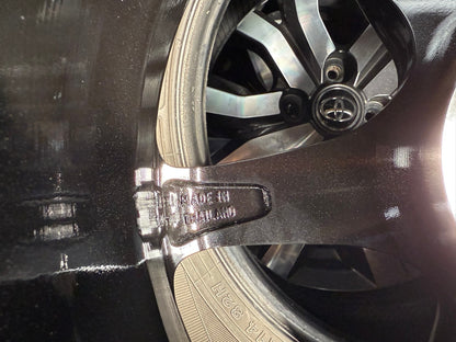 New 17X7.5 ET40 AOW Flow Formed GT Rim (4 wheel) Gloss Black 4X100