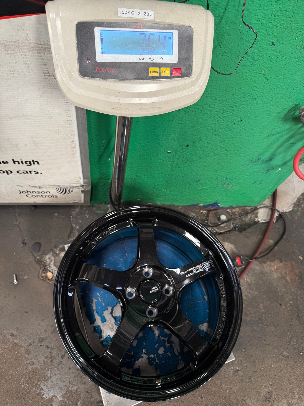 New 17X7.5 ET40 AOW Flow Formed GT Rim (4 wheel) Gloss Black 4X100