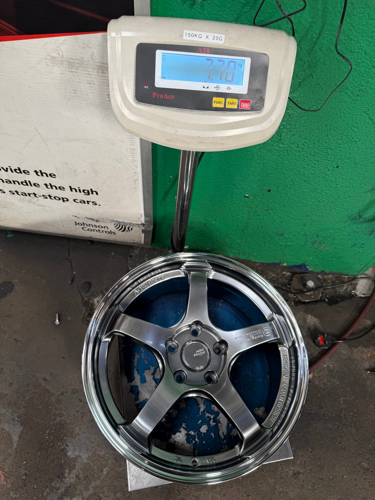 New 17X8 ET35 AOW Flow Formed GT Rim (4 wheel) Hyper Black 5X112