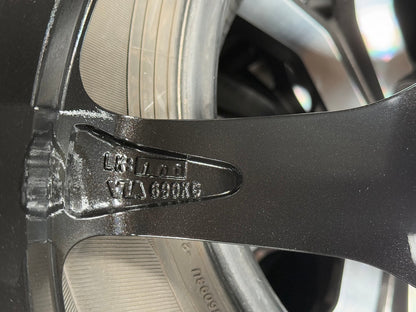 New 18X8.5 ET42 AOW Flow Formed GT Rim (4 wheel) Gloss Black 5X100