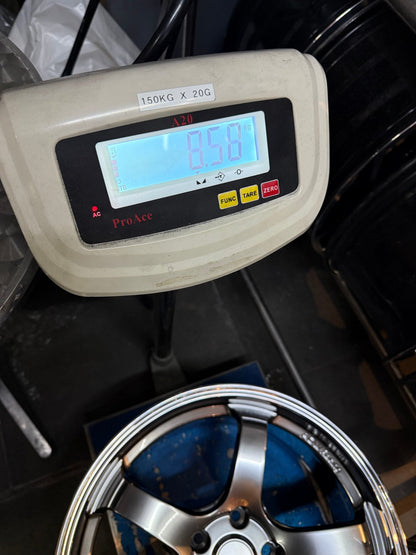 New 18X8.5 ET35 AOW Flow Formed GT Rim (4 wheel) Gloss Gunmetal 5X114.3