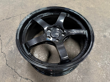 New 18X8.5 ET42 AOW Flow Formed GT Rim (4 wheel) Gloss Black 5X114.3