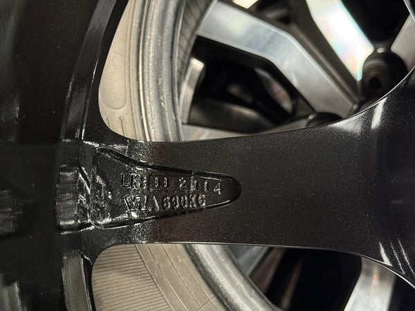 New 18X8.5 ET42 AOW Flow Formed GT Rim (4 wheel) Gloss Black 5X112