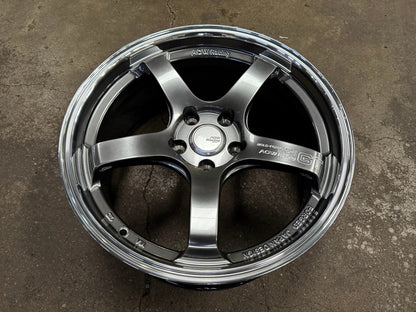 New 18X8.5 ET42 AOW Flow Formed GT Rim (4 wheel) Gloss Gunmetal 5X114.3