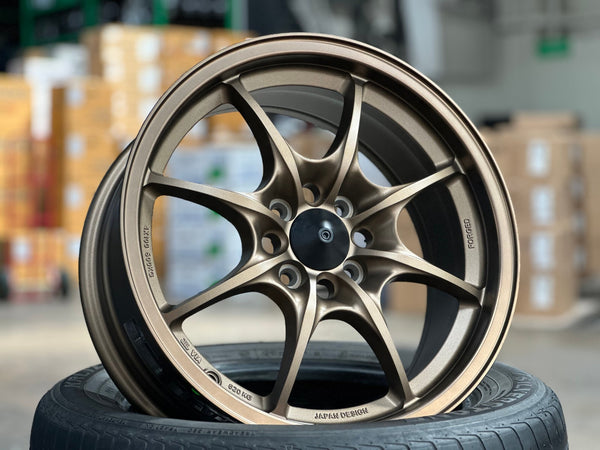 New 16X7 ET40 AOW Flow Formed MF8 Rim (4 wheel) Matt Bronze 4X100