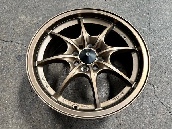 New 16X7 ET40 AOW Flow Formed MF8 Rim (4 wheel) Matt Bronze 4X100