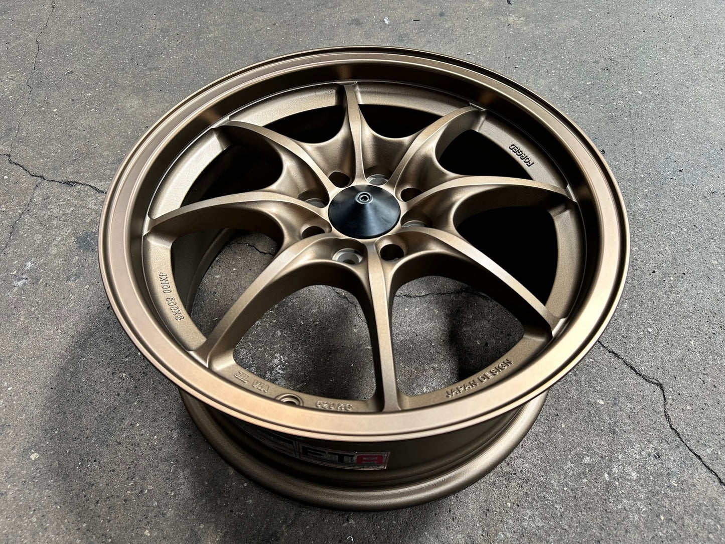New 16X7 ET40 AOW Flow Formed MF8 Rim (4 wheel) Matt Bronze 4X100