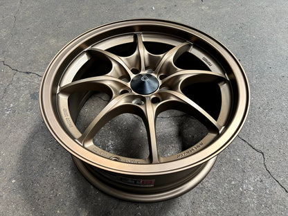 New 16X7 ET40 AOW Flow Formed MF8 Rim (4 wheel) Matt Bronze 4X100