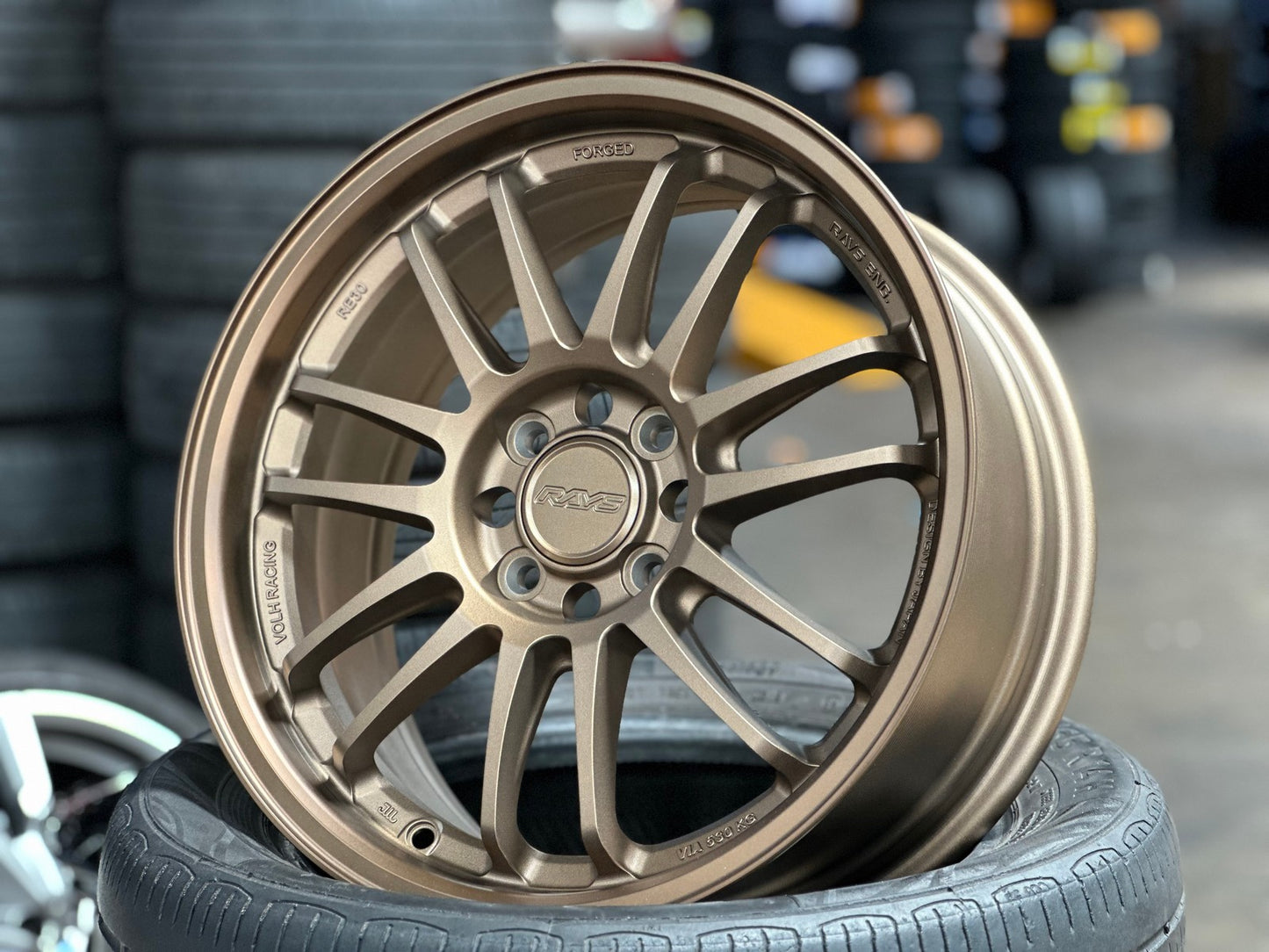 New 16X7 ET40 AOW Flow Formed RE30 Rim (4 wheel) Matt Bronze 4X100