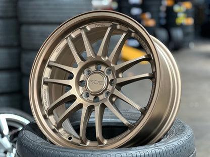 New 16X7 ET40 AOW Flow Formed RE30 Rim (4 wheel) Matt Bronze 4X100