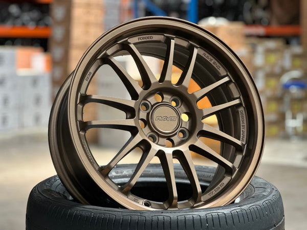 New 16X7 ET40 AOW Flow Formed RE30 Rim (4 wheel) Matt Bronze 4X100