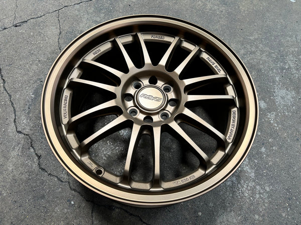 New 16X7 ET40 AOW Flow Formed RE30 Rim (4 wheel) Matt Bronze 4X100