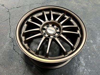 New 16X7 ET40 AOW Flow Formed RE30 Rim (4 wheel) Matt Bronze 4X100