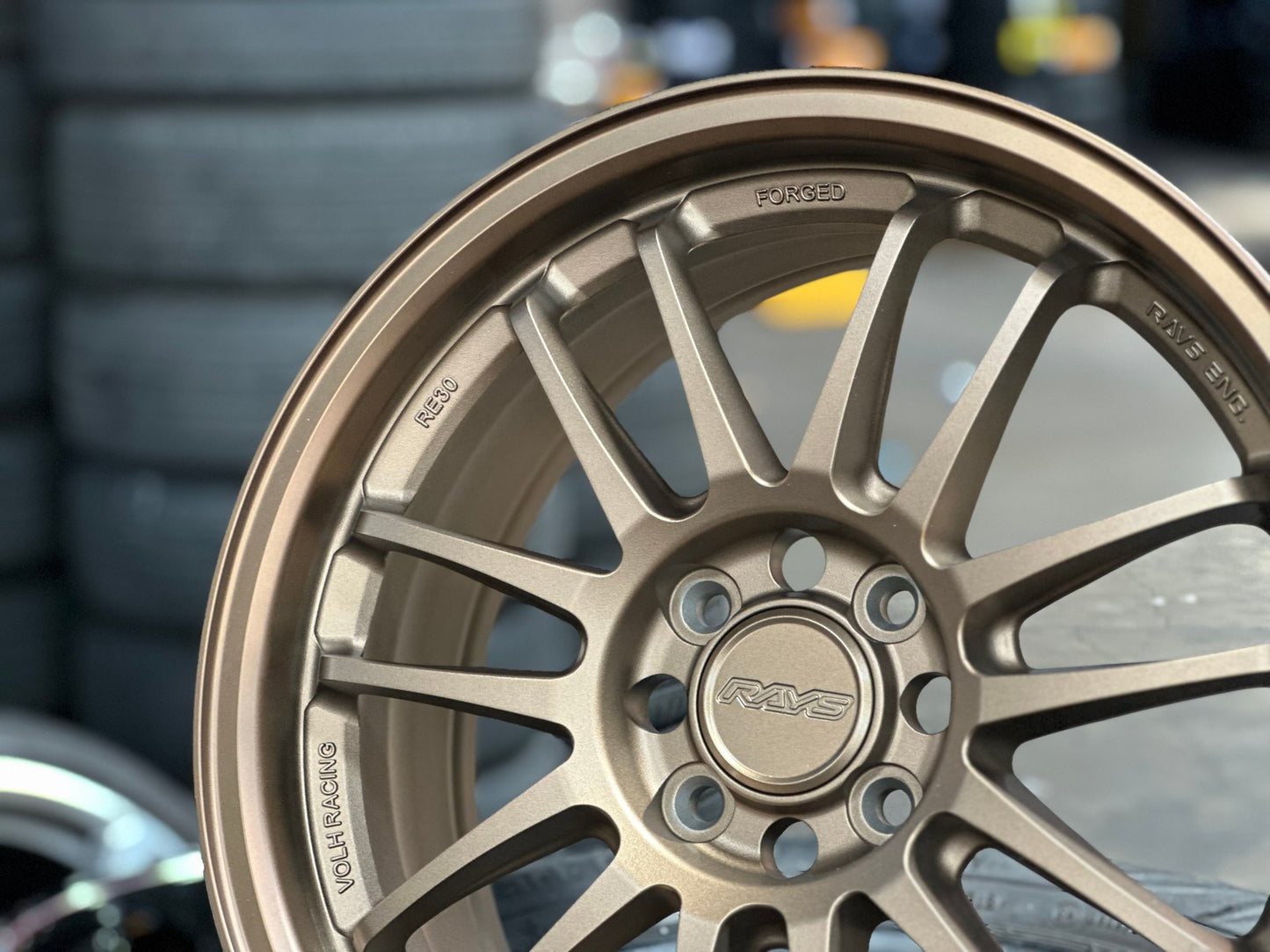New 16X7 ET40 AOW Flow Formed RE30 Rim (4 wheel) Matt Bronze 4X100
