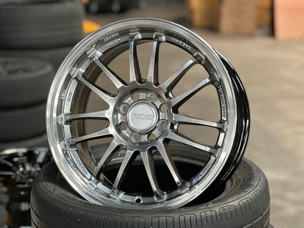 New 16X7 ET40 AOW Flow Formed RE30 Rim (4 wheel) Gloss Silver 4X100