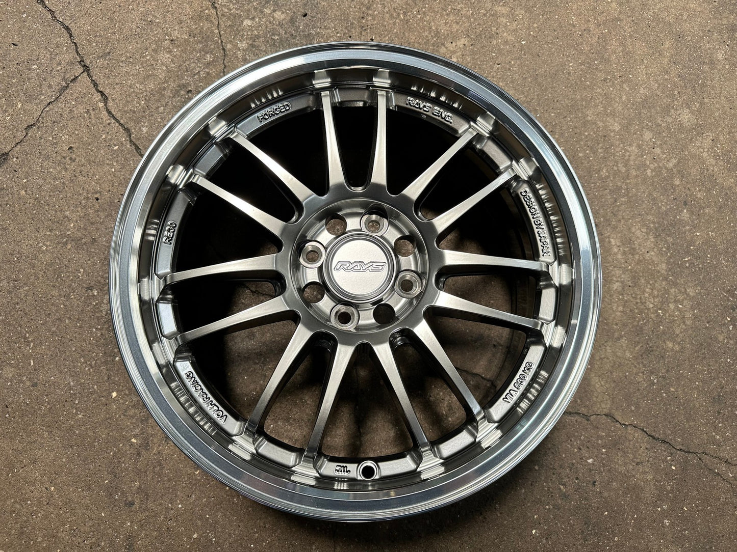 New 16X7 ET40 AOW Flow Formed RE30 Rim (4 wheel) Gloss Silver 4X100