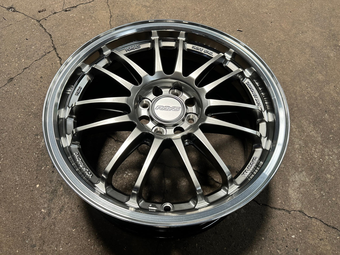 New 16X7 ET40 AOW Flow Formed RE30 Rim (4 wheel) Gloss Silver 4X100