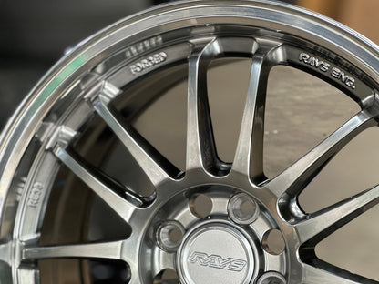 New 16X7 ET40 AOW Flow Formed RE30 Rim (4 wheel) Gloss Silver 4X100