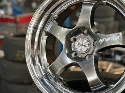 New 18X8.5 ET35 AOW Flow Formed S1R Rim (4 wheel) Hyper Black 5X114.3