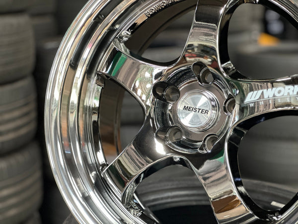 New 18X8.5 ET35 AOW Flow Formed S1R Rim (4 wheel) Gloss Black 5X114.3