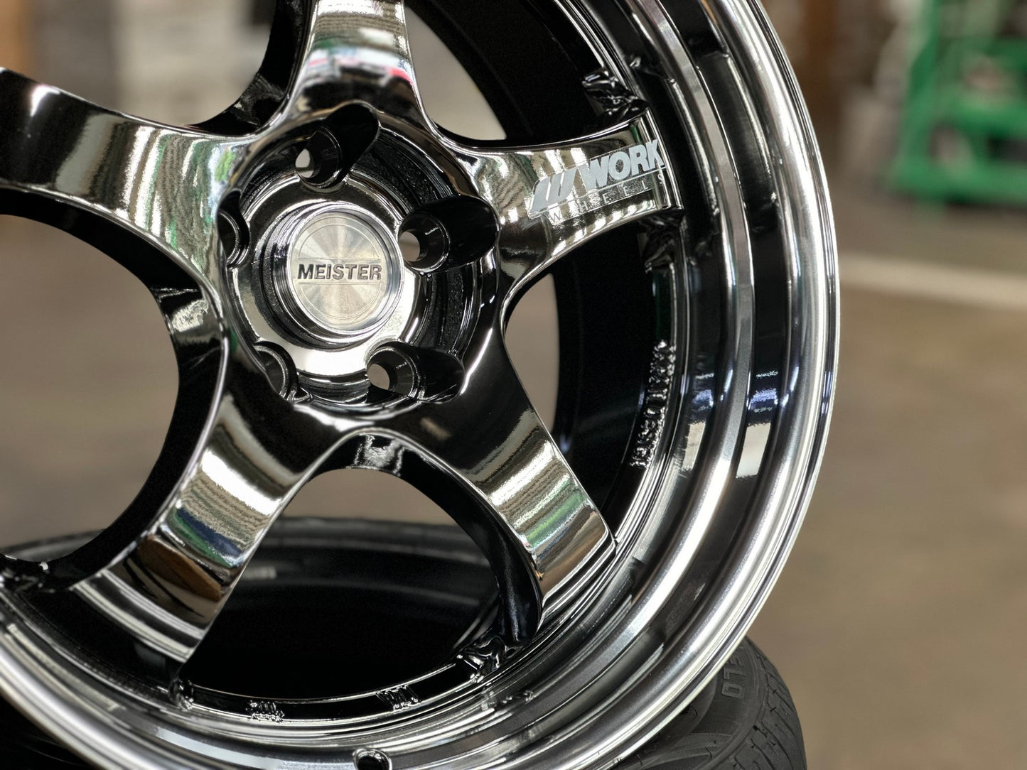 New 18X8.5 ET35 AOW Flow Formed S1R Rim (4 wheel) Gloss Black 5X114.3